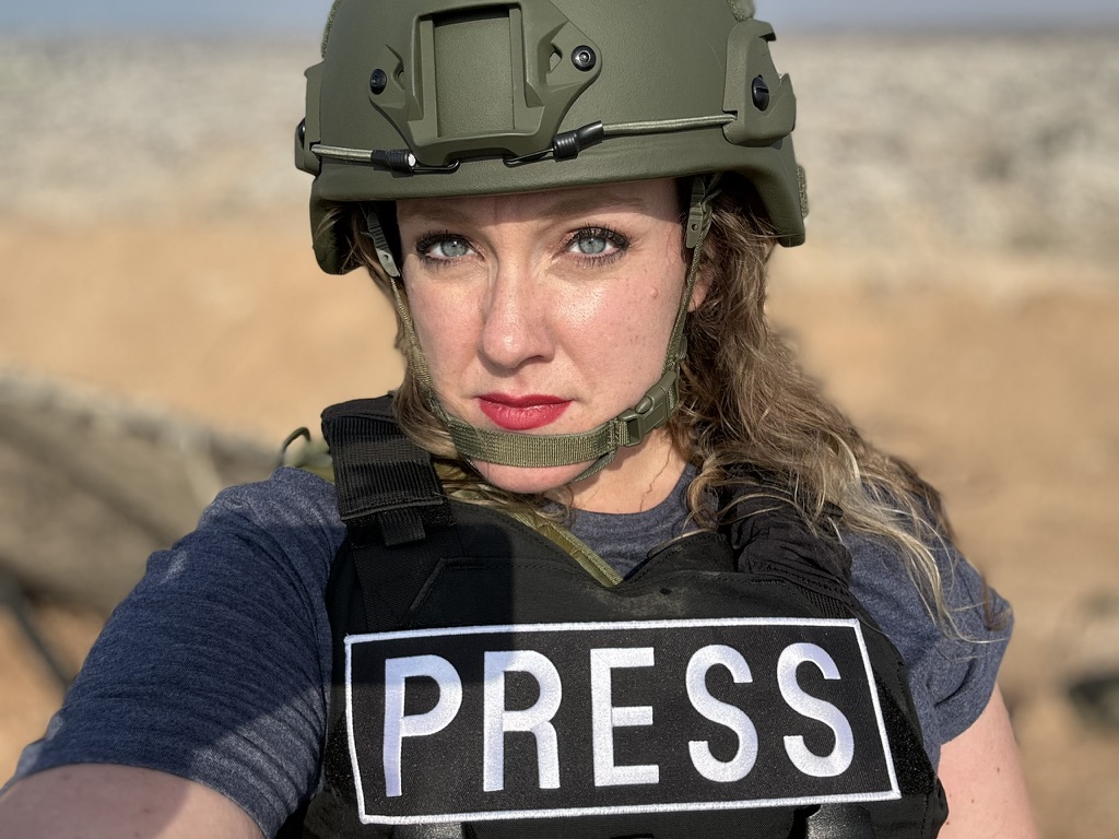Caitlin Doornbos in the field